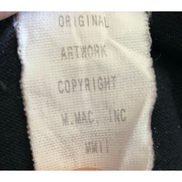 M MAC Vintage Art Animal Fish Maxi Dress Medium Vermont Coastal Nautical Cotton - Picture 6 of 9